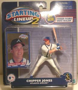 Chipper Jones-Hasbro Starting Lineup 2 MLB ATLANTA BRAVES NIB