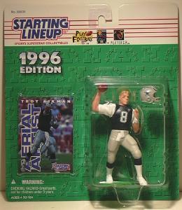 1996 TROY AIKMAN - Starting Lineup (Albertsons) Football Card - DALLAS  COWBOYS