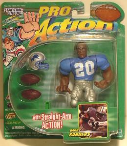 Starting Lineup BARRY SANDERS 1991 Detroit Lions baseball sports –  ActionFiguresandComics