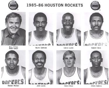 1985 houston rockets roster