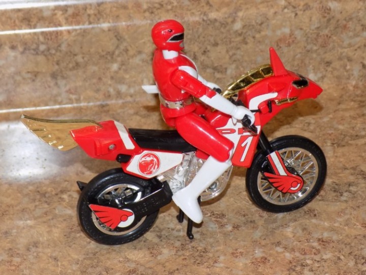 eBlueJay: Mighty Morphin Power Rangers Red Ranger Thunder Bike 1994 MMPR