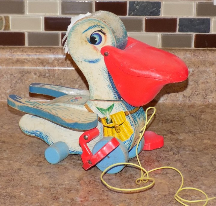 fisher price pelican pull toy