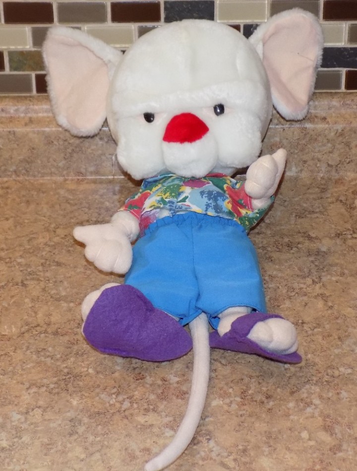 pinky and the brain plush