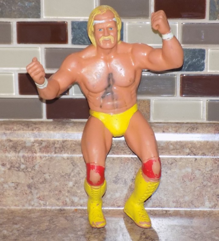 hulk hogan rubber figure