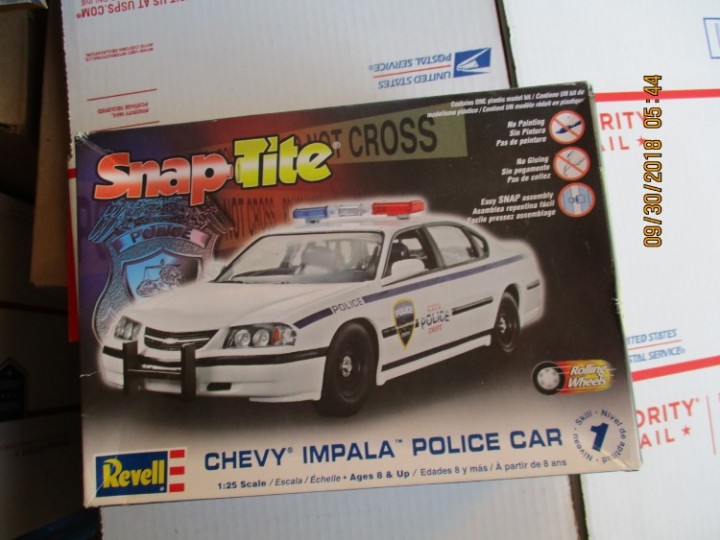 revell chevy impala police car