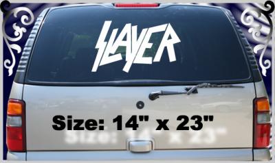 slayer car decal