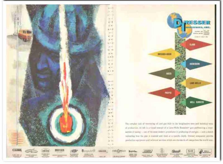 Ebluejay Dresser Industries 1959 Lane Wells Koneshot Petroleum