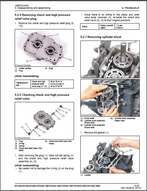 eBlueJay: Kubota BX1880 BX2380 BX2680 Tractor Mower WSM Service Repair