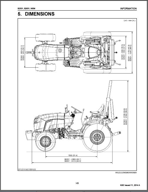 Kubota B2601 Parts Manual Pdf